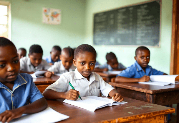 JAMAICAN CHILDREN IN SCHOOL