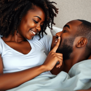 JAMAICAN COUPLE IN BED