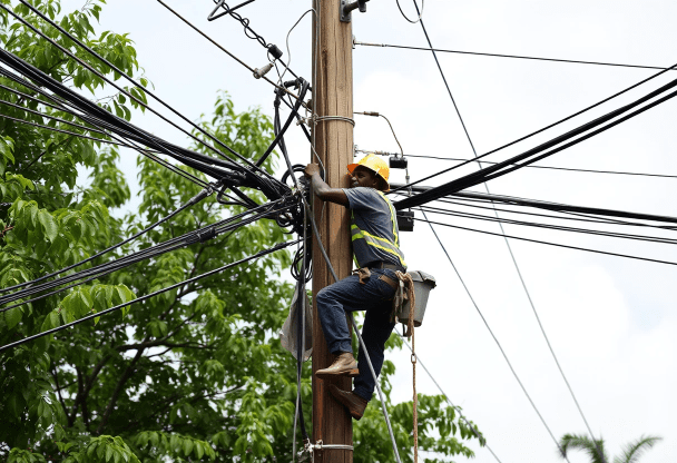 jamaican powerline worker