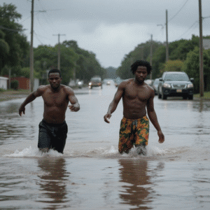 Flooding in jamaica