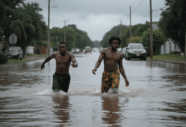 Flooding in jamaica